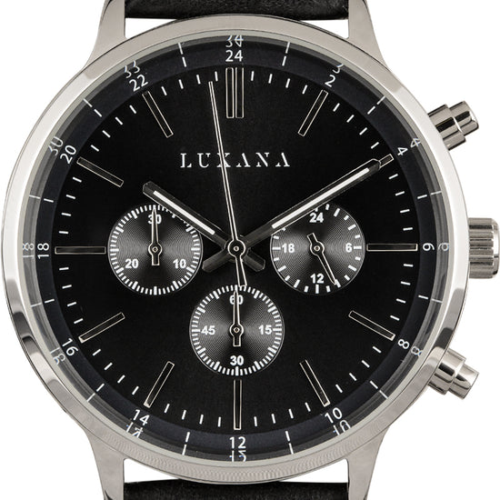 Luxana Watches Black Dial